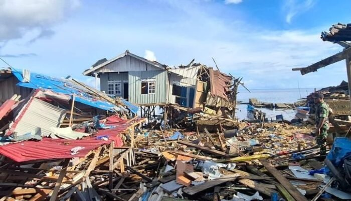 ledakan dahsyat guncang biak, diduga bom peninggalan perang dunia ii meledak