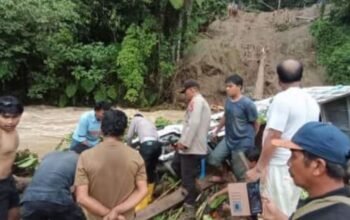 longsor maut di jalinsum tarutung–sipirok, 3 orang tewas