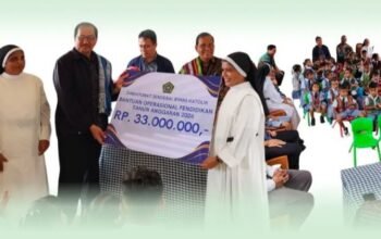 direktorat jenderal (ditjen) bimbingan masyarakat (bimas) katolik kementerian agama salurkan bantuan lebih dari rp20 miliar pada 2026 untuk mendukung penguatan sarana ibadah dan pendidikan umat katolik di berbagai daerah.
