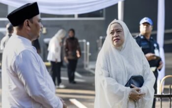 salat idul adha di masjid dpr ri, puan ajak masyarakat perkuat kepedulian sosial