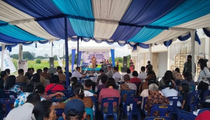 warga siantar mulai punya rumah sendiri, akad massal perumahan subsidi digelar di simarimbun