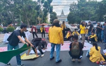 aliansi mahasiswa gelar aksi damai di pematangsiantar, soroti upah buruh dan pendidikan