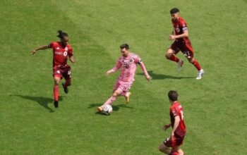 messi cetak gol, inter miami kalahkan toronto 4-2