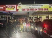 brimob polda sumut gagalkan tawuran dan balap liar di medan, 9 remaja diamankan