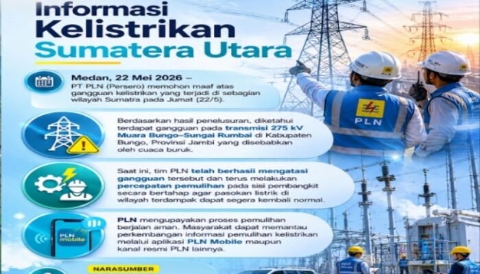 listrik padam di sejumlah wilayah sumatera, pln ungkap penyebab gangguan