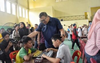 350 siswa sd dan smp ramaikan turnamen catur kabupaten deli serdang