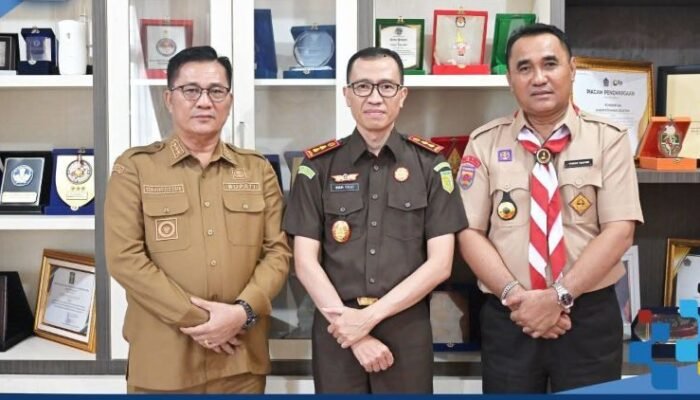 bupati nias selatan sambut kajari baru, sinergi penegakan hukum jadi sorotan
