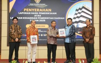 pemkab samosir raih opini wtp kesembilan atas lkpd tahun 2025