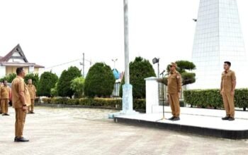 bupati jtp hutabarat tekankan disiplin asn dan kesiapsiagaan bencana di taput