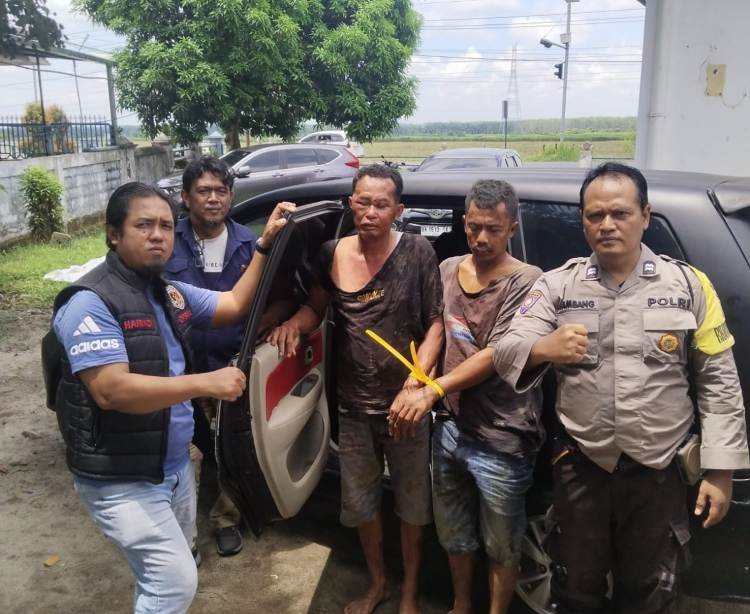 pencurian anak lembu di simalungun berakhir tragis, mobil pelaku ringsek tabrak motor