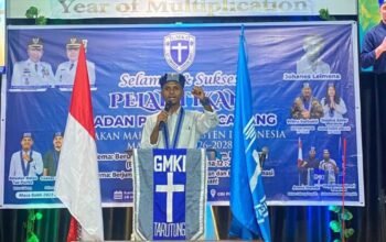 amos derebi pimpin gmki tarutung 2026–2028, tegaskan gerakan iman, intelektualitas, dan pengabdian