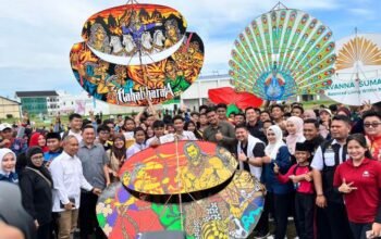 bobby nasution buka festival layang-layang piala gubernur sumut, dorong wisata dan permainan tradisional