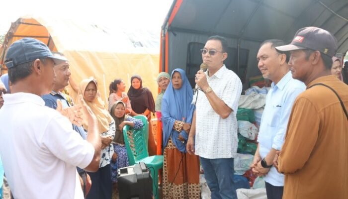 gus irawan berharap korban banjir tapsel bangkit lewat program ekonomi