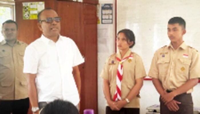 erikson sianipar tampung masukan program mbg dari siswa sman 1 pagaran