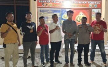polsek gunung malela bekuk buronan kasus pembacokan dengan arit di simalungun
