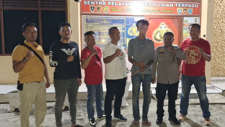 Polsek Gunung Malela Bekuk Buronan Kasus Pembacokan dengan Arit di Simalungun
