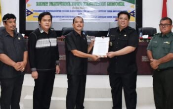 dprd kabupaten samosir terbitkan keputusan berupa rekomendasi atas laporan keterangan pertanggungjawaban (lkpj) bupati samosir tahun anggaran 2025.