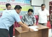 pihak yayasan maju tapian nauli (matauli) sman 1 matauli pandan dan pemerintah kota (pemko) gunungsitoli tandatangani (teken) nota kesepahaman (mou) peningkatan mutu pendidikan.