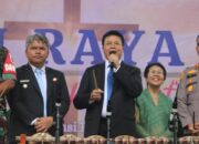 pemerintah kabupaten tapanuli utara mengajak huria kristen batak protestan (hkbp) memperkuat sinergi dalam membangun generasi muda yang cerdas di era digital sekaligus mendukung pengembangan kawasan wisata rohani salib kasih.