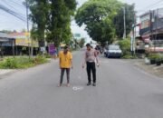 pemotor honda scoopy bk 3655 tbt tewas usai terlibat insiden kecelakaan di jalan melanthon siregar, tepatnya di dekat gang ir 64, kelurahan pematang marihat, kecamatan siantar marimbun, kota pematangsiantar, sabtu (9/5/2026).
