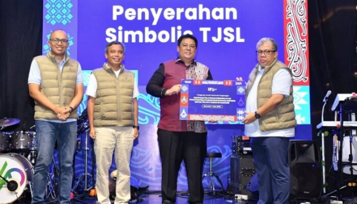 samosir tuan rumah btn leadership forum 4 tahun 2026, bupati terima tjsl