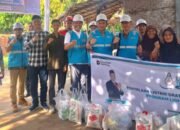 gerakan ikatan mahasiswa dan pemuda peduli (gimp) dan kesenian reog jaranan pemuda (krjp) sumatera utara (sumut) bersama pln sumut lakukan penyalaan listrik gratis dan pembagian sembako.