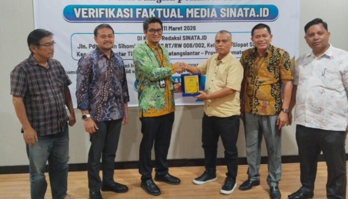 kepala perwakilan bi pematangsiantar silaturahmi kunjungi kantor sinata.id