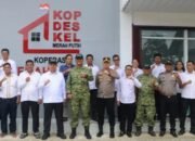 pemkab taput resmikan koperasi merah putih di pantis