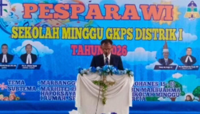 pesparawi sekolah minggu gkps, wakil ketua dprd siantar frengki boy: kita semua pemenang