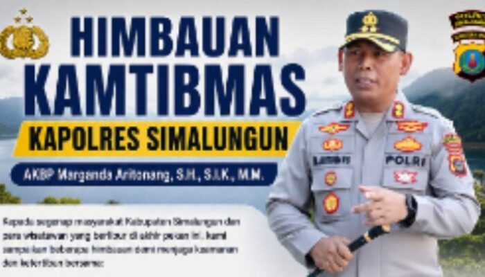 kapolres simalungun minta wisatawan waspada saat liburan di parapat, ini pesannya