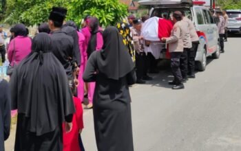 ikabhamas polda sumut berduka, aiptu siswanto personel polsek pantai labu meninggal dunia