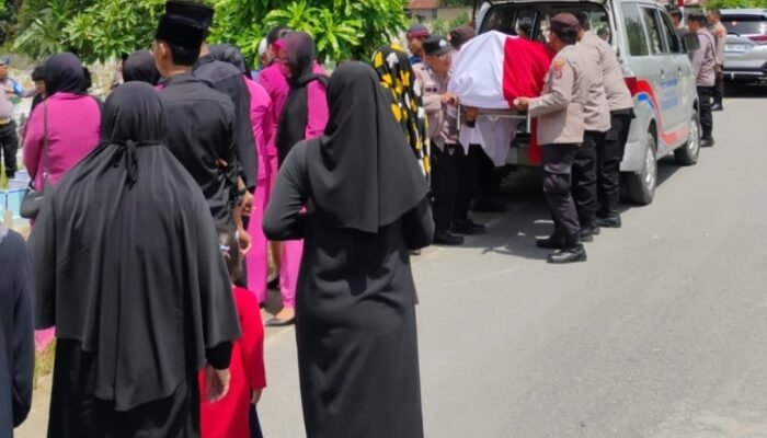 ikabhamas polda sumut berduka, aiptu siswanto personel polsek pantai labu meninggal dunia