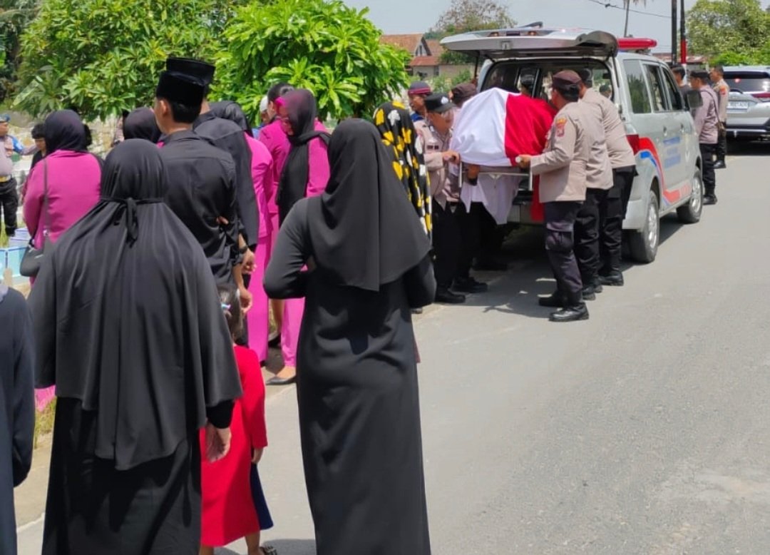 ikabhamas polda sumut berduka, aiptu siswanto personel polsek pantai labu meninggal dunia