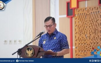 bupati nias selatan buka bimtek aplikasi sumut net corporate