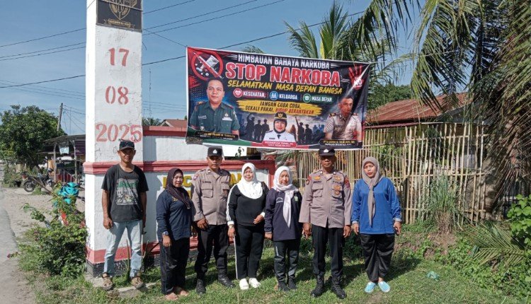 polsek bosar maligas galang kekuatan warga boluk berantas narkoba