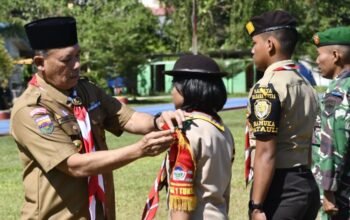 dibuka wabup tapteng, persami kkri digelar di lapangan gor pandan