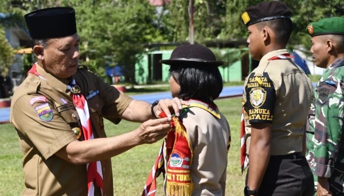 dibuka wabup tapteng, persami kkri digelar di lapangan gor pandan
