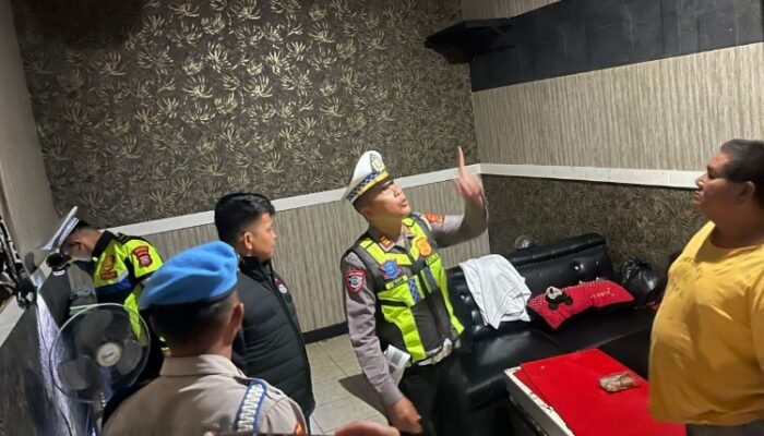 polres sidimpuan gelar razia, 2 thm kosong pengunjung
