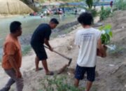 warga kerasaan tanam 500 pohon untuk lestarikan sungai lobang