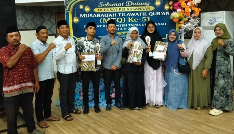 kecamatan pandan juara umum mtq ke-51 tingkat tapteng 2026