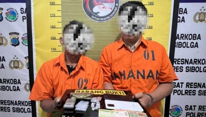 diduga edarkan sabu, dua warga sibolga dibekuk satres narkoba