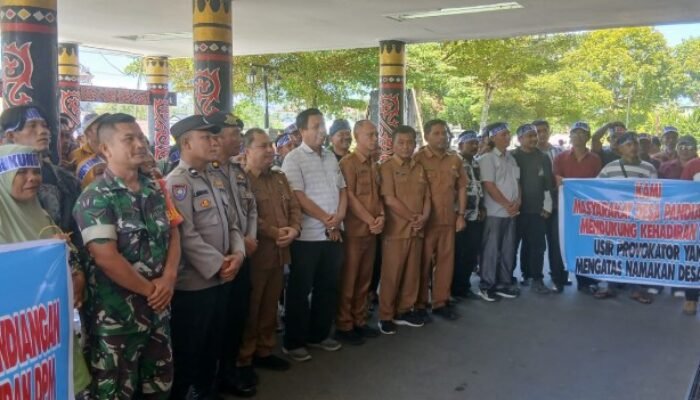 warga desa pandiangan nyatakan dukungan untuk investasi pt dpm di dairi