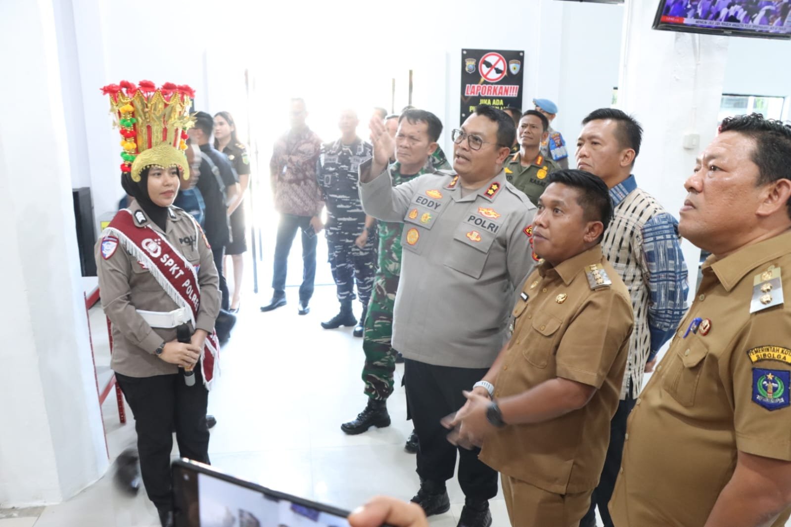 polres sibolga resmikan gedung spkt, seluruh layanan kepolisian kini terpusat