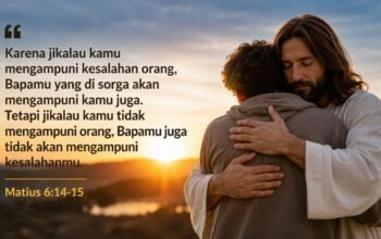 mengampuni membawa damai dan pengampunan tuhan