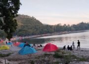 libur panjang, wisata pakkodian toba dipadati pengunjung dari berbagai daerah