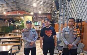 respons laporan warga, polisi datangi lokasi keributan di kafe tebing tinggi