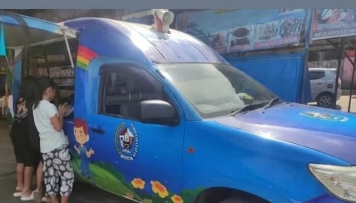 dinas perpustakaan taput hadirkan layanan literasi di lomba mewarnai grasi