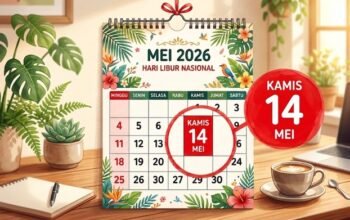 daftar peringatan 14 mei 2026: kenaikan yesus kristus hingga hari kemerdekaan paraguay
