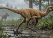 fosil dinosaurus mirip burung unta berusia 80 juta tahun ditemukan
