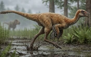 fosil dinosaurus mirip burung unta berusia 80 juta tahun ditemukan